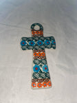 Antique Garden Hanging Cross - Pattern Antique Garden