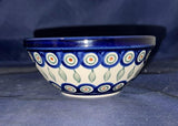 Zaklady Peacock 6" Bowl - Shape: GU848A - Pattern: Peacock (56)