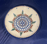 Ceramika Artystyczna Christmas Tree 5" Bowl - Shape B89 - Pattern: Christmas Tree (340)