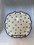 Blueberry Serpentine Plate - Shape 507 - Pattern Blueberry