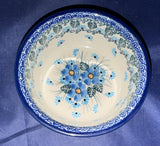 Ceramika Artystyczna Forget Me Not Small 5" Bowl - Shape: 114 - Pattern: Forget Me Not