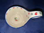 Strawberry with White Poppy Loop Mug - Shape: 845 - Pattern: Strawberry with White Poppy (2710X)