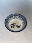 Cow Silverlace Ice Cream Bowl - Shape 017 - Pattern Cow