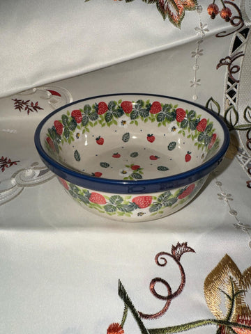 Strawberry Cereal Bowl - Shape 209 - Pattern Strawberry (2709)