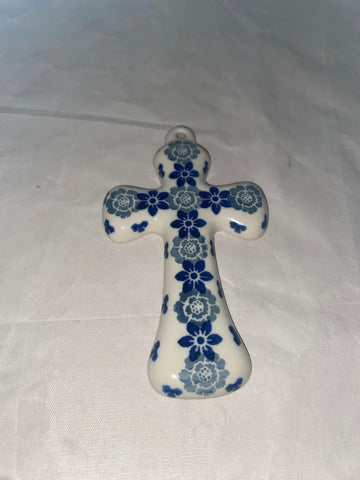 Silverlace Hanging Cross - Shape 613 - Pattern Silverlace (2158)