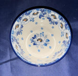Ceramika Artystyczna Blue Cherry Ice Cream Bowl - Shape 017 - Pattern Blue Cherry (2222)