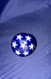 Ceramika Artystyczna Stars & Stripes Drawer Pull - Shape: 441 - Pattern: Stars & Stripes (252)