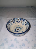 Blue Cherry Ice Cream Bowl - Shape 017 - Pattern Blue Cherry (2222)