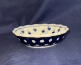 Ceramika Artystyczna Bleeding Heart 5" Scalloped Fluted Bowl - Shape: 971 - Pattern: Bleeding Heart (3770X)