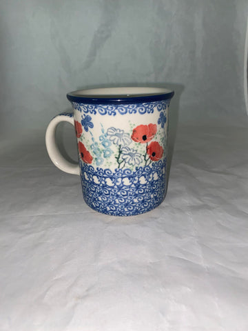 Red Poppie Sm. Handled Mug - Shape 236 - Pattern Red Poppie