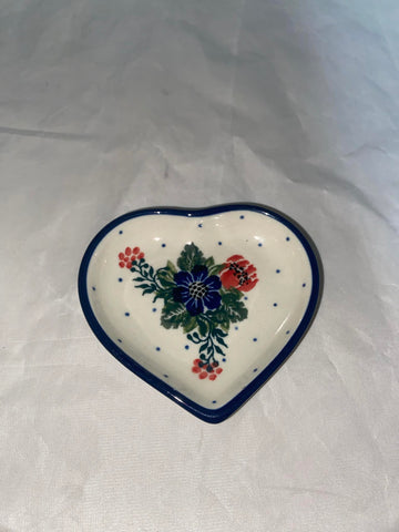 Garden Party Sm. Heart Dish - Shape B64 - Pattern Garden Party (1535)