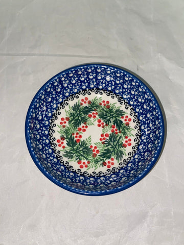 Holly Condiment Dish - Shape B89 - Pattern Holly