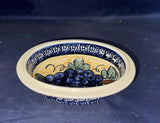 Zaklady Grape Small Oval Candy Dish - Shape: GU279 - Pattern: Grape  (DU8)