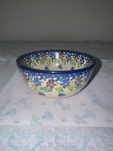 Plum Ice Cream Bowl - Shape 017 - Pattern Plum (2509)