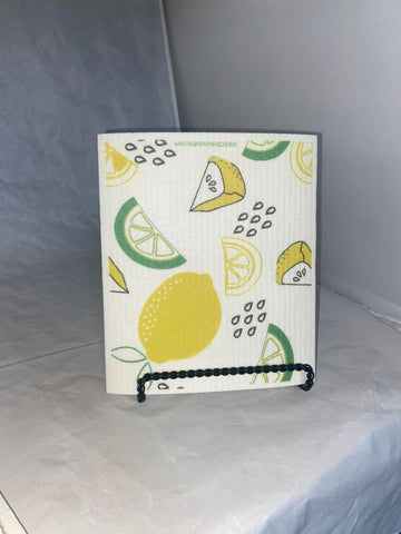 Lemon Lime Swedish Dish Towel