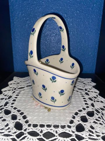Blue Berry Small Basket - Pattern: Blue Berry