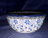 Ceramika Artystyczna Silver Lace Ice Cream Bowl - Shape: 017 - Pattern: Silver Lace (2158)
