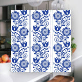 Blue Flowers Swedish Dishcloth | Sponge Cloth