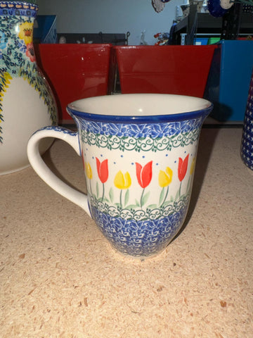 Colorful Tulip Mug - Shape 826 - Pattern Colorful Tulip