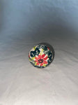 Poinsette Round Wine Stopper - Pattern Poinsette