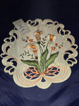 German Linen - Calla Lily - 12 Inch Round