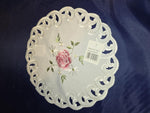 German Linen - Pink Rose - 12 Inch Round