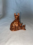 Wolf Figurine - Pattern Brown