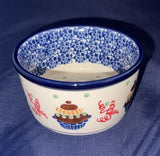 Ceramika Artystyczna Cupcake Ramekin - Shape: 409 - Pattern: Cupcake (1597X)