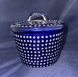 Manufaktura Blue Elegance Container with Lid - Shape: P-159 - Pattern: Blue Elegance (70MI)