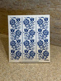 Blue Flowers Swedish Dishcloth | Sponge Cloth