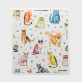 Kitty Cats Swedish Dishcloth | Reusable Paper Towels | Pets