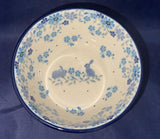 Ceramika Artystyczna Blue Bunny Ice Cream Bowl - Shape: 017 - Pattern: Blue Bunny (2857X)