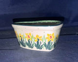 Ceramika Artystyczna Daffodil Heart Bowl - Shape: A45 - Pattern: Daffodil (2122X)