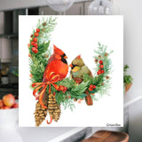 Cardinal Couple Swedish Dishcloth | Sponge Cloth