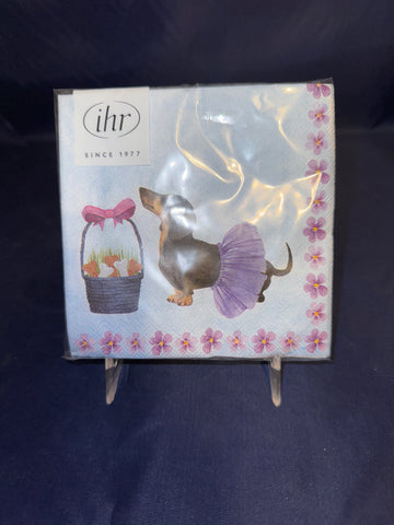 Ballerina Doxie Cocktail Napkins