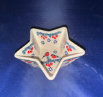 Red Cardinal Star Bowl - Shape M-046 - Pattern Red Cardinal (GILE)