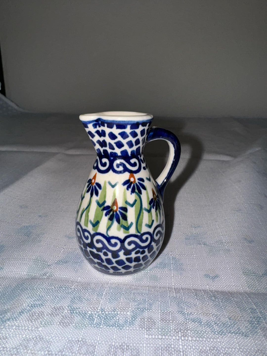 Blue Rose Polish Pottery offers Country Meadow Cookie Jar boleslawiec polish pottery