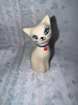 White Cat Figurine - Pattern White