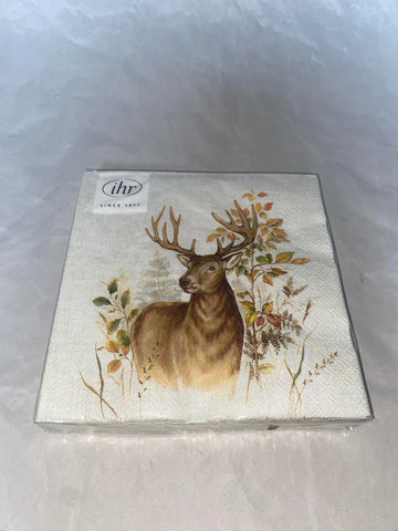 Hunted Deer Cream 20 ct. Napkin Pack