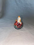 Red Flower Chicken Pepper Shaker - Pattern Red Flower