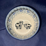 Ceramika Artystyczna Happy Cows Ice Cream Bowl - Shape 017 - Pattern Happy Cows (2590X)