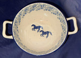 Horse Large Bouillon Bowl - Shape: D02 - Pattern: Horse
