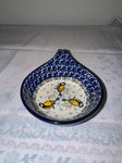 Yellow Bird Handled Spoon Rest - Shape 174 - Pattern Yellow Bird