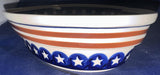 Zaklady Stars & Stripes Large Heart Dish - Shape: GU859 - Pattern: Americana (81)