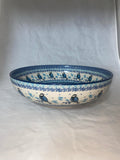 Blue Jay 2QT Serving Bowl - Shape C36 - Pattern Blue Jay (2529)