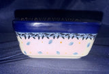 Ceramika Artystyczna U4873 Small 4" Square Bowl - Shape: 428 - Pattern: U4873