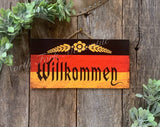 Willkommen German Sign, Oktoberfest: 6x6