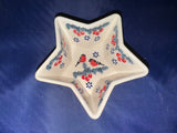 Red Cardinal Star Bowl - Shape M-046 - Pattern Red Cardinal (GILE)