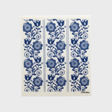 Blue Flowers Swedish Dishcloth | Sponge Cloth