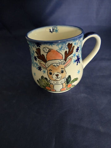 Moja Mug "Reindeer in Holly" Limited Edition